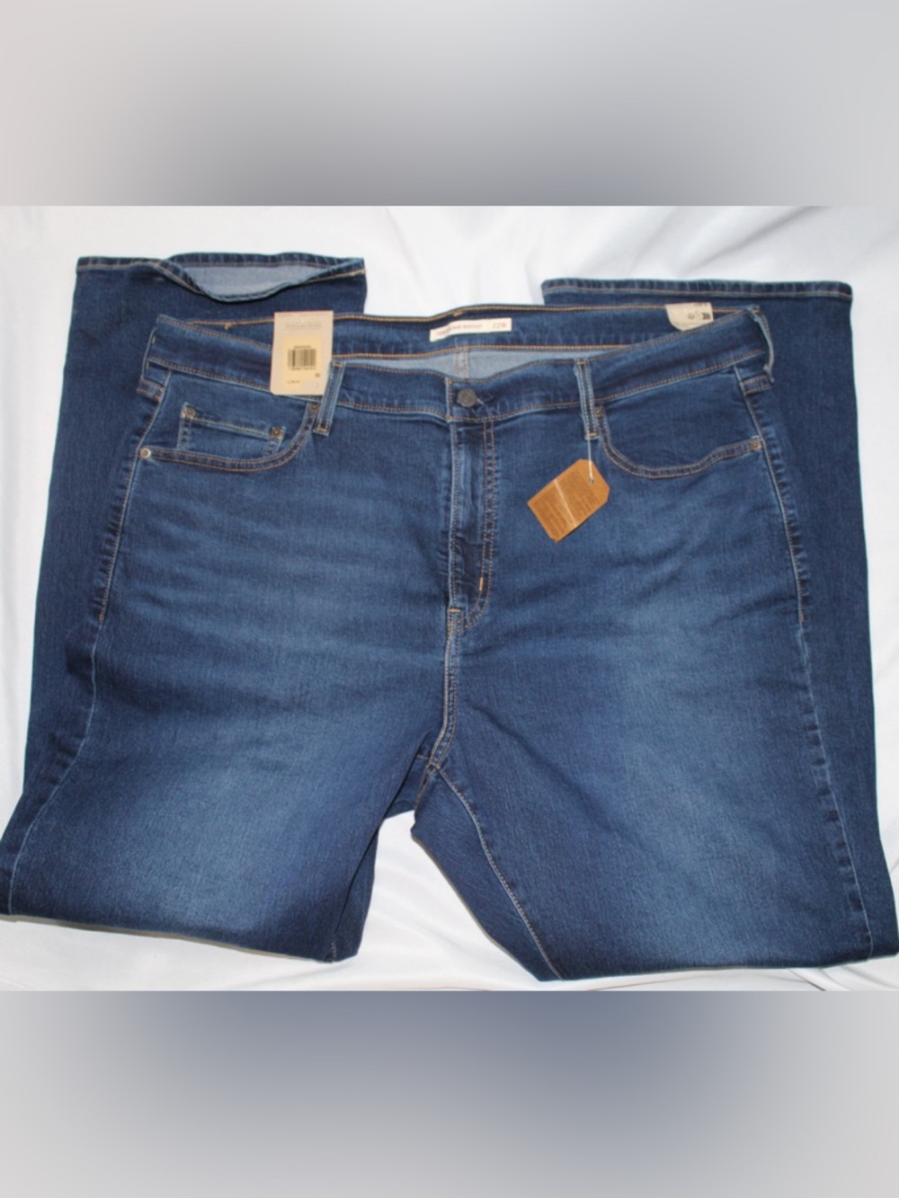 Levis 725 High Rise Bootcut Jeans Womens 22W M Blue Stretch Light Denim NWT